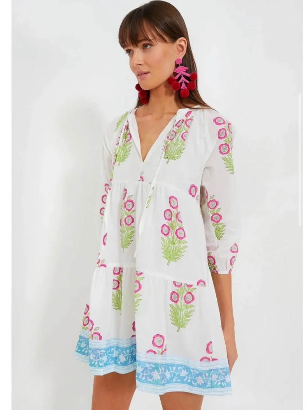 NEW SZ Blockprints x Tuckernuck Priya dress/coverup. S. NWT - Picture 4 of 10